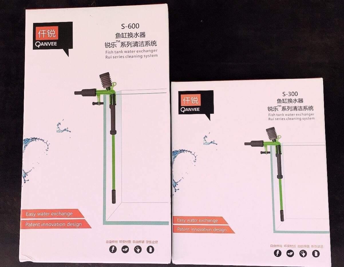 Hút đáy thay nước hồ cá cao cấp Qanvee S300 - S600